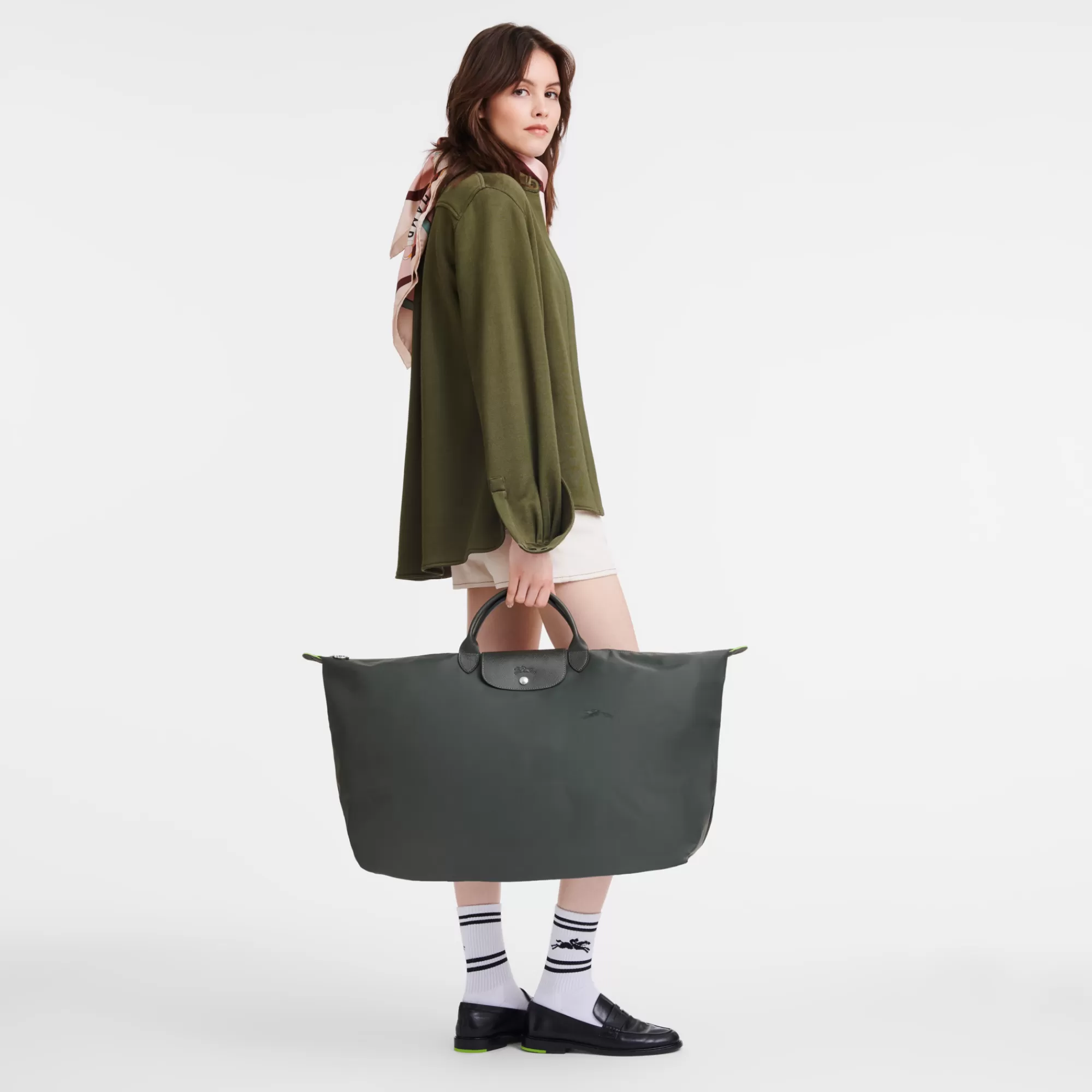 Discount Le Pliage Green M Travel Bag Women Travel Bags